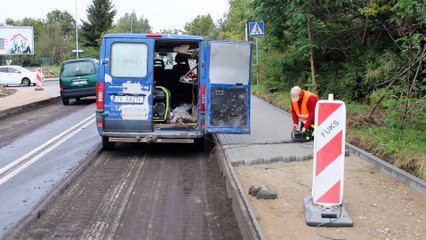 Ulica Franciszkańska w Koszalinie zamknięta z powodu remontu