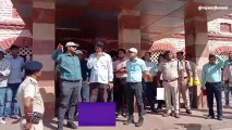बयाना: रेलवे स्टेशन का भव्‍य निर्माण जारी, डीआरएम ने किया निरीक्षण