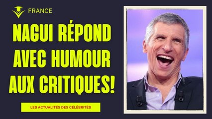 Download Video: Classement animateurs préférés : Nagui répond avec humour !