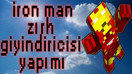 Minecraft İron Man Zırh Giydiricisi Nasıl Yapılır?