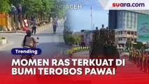Momen Ras Terkuat di Bumi Terobos Pawai Perpisahan Kapolda Aceh: Mau Bentak Takut Durhaka