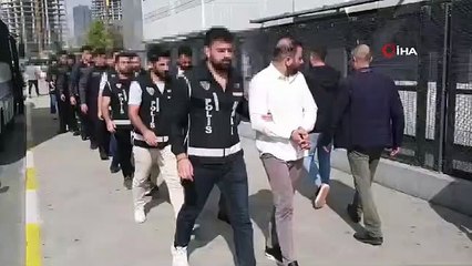 İstanbul'da 'galericilik' görüntüsü altında tefecilik yapan 13 şüpheli adliyeye sevk edildi