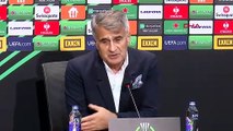 Après la défaite européenne, Şenol Güneş n'a pu prononcer qu'une seule phrase aux supporters qui réclamaient sa démission.