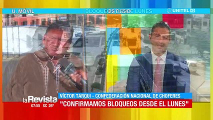 Confederación Nacional de Choferes confirma bloqueo de carreteras