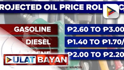 Presyo ng produktong petrolyo, magkakaroon ng rollback sa susunod na linggo