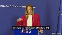 Metsola annuncia intervento premier armeno in plenaria a Strasburgo
