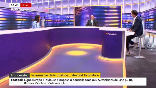 Le ministre de la Justice Eric Dupond-Moretti s’emporte ce matin en direct sur Franceinfo contre la journaliste Agathe Lambret: Vous allez me poser 50 fois la question ? - Regardez