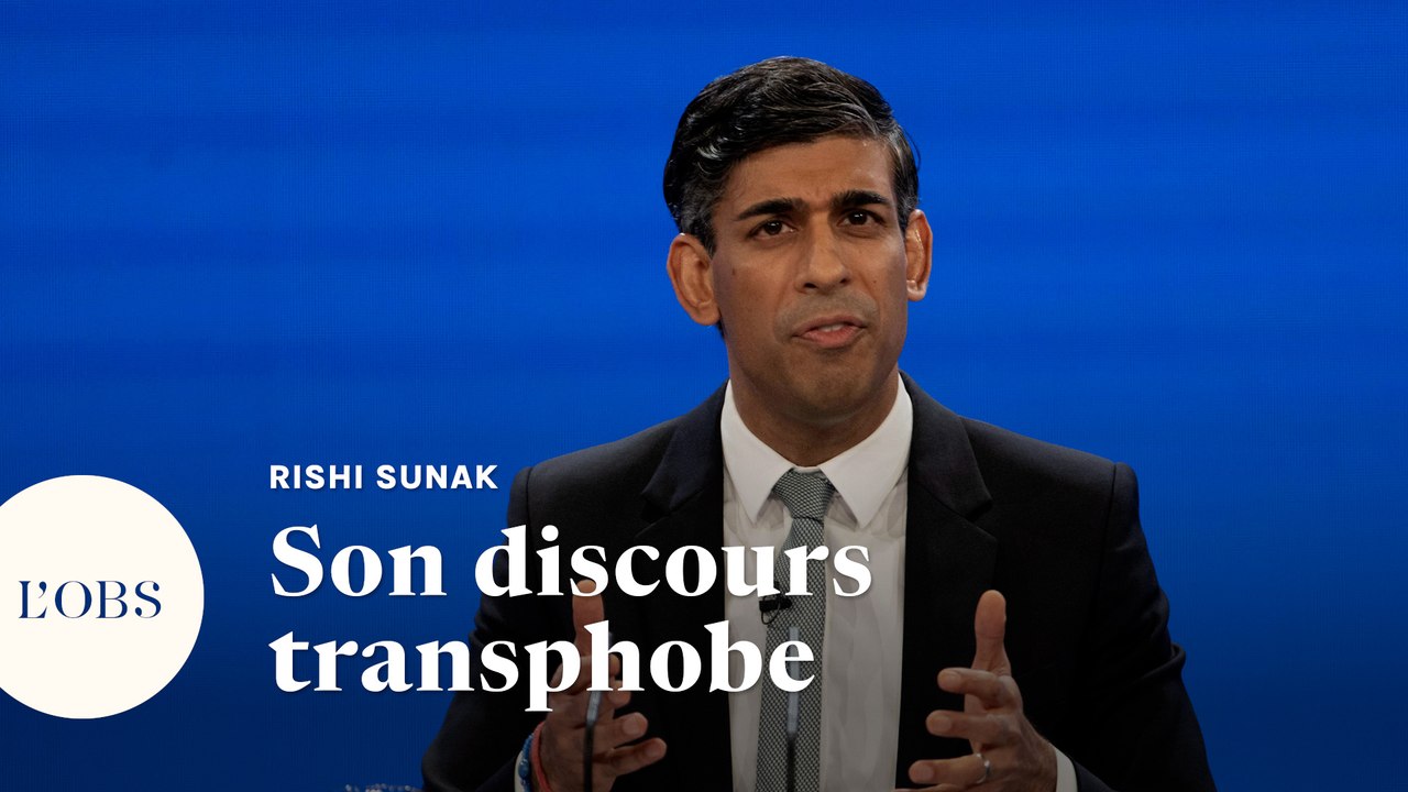 Rishi Sunak : "Un homme est un homme et une femme est une femme"