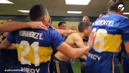 Los festejos de Boca tras clasificar a la final de la Copa Libertadores