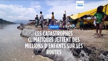 Catastrophes climatiques : plus de 43 millions d'enfants jetés sur les routes (Rapport UNICEF)