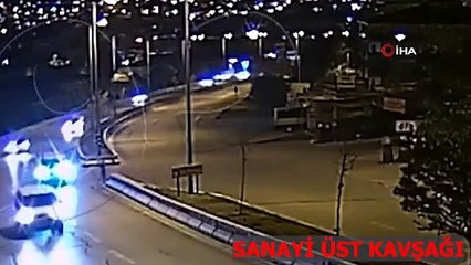 Kırıkkale'de trafik kazaları KGYS kameralarınca görüntülendi