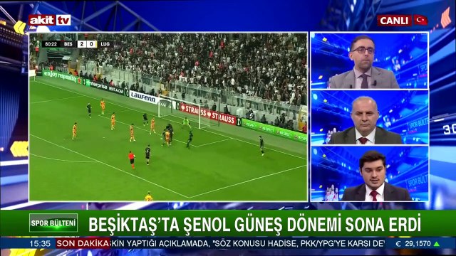 Beşiktaş'ta Şenol Güneş dönemi sona erdi