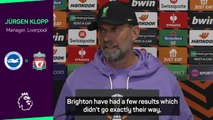 'The best coached team in the league!' - Klopp lauds De Zerbi's Brighton