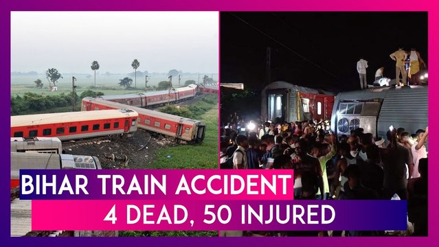 Bihar Train Accident: Four Dead, 50 Injured After North Express Train Derails In Buxar