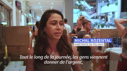 A Tel Aviv, les habitants collectent des dons pour les régions frontalières