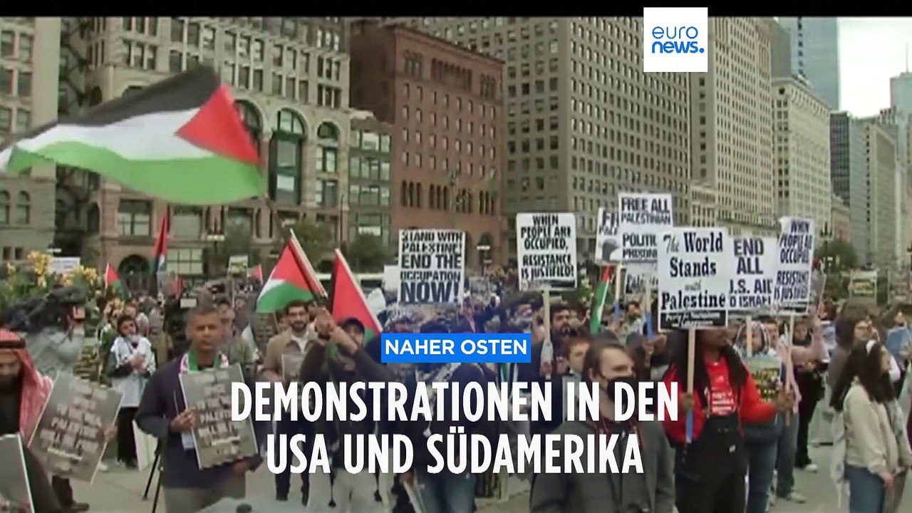 Israel oder Palästina: Weltweite Solidaritätskundgebungen