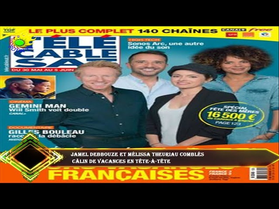 Jamel Debbouze et Mélissa Theuriau comblés  câlin de vacances en tête-à-tête