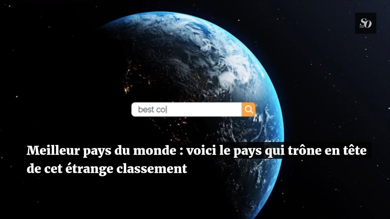 Meilleur pays du monde : voici le pays qui trône en tête de cet étrange classement