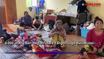 20 Ribu Orang Terpaksa Mengungsi Akibat Cuaca Ekstrem di Myanmar