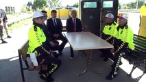 Le chef adjoint de la police a visité le point de contrôle de la police à Eskişehir