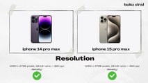 Iphone 14 Pro Max and Iphone 15 Pro Max Difference-2023