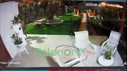 Captan por cámara de vigilancia a hombre robando en una residencia de SFM