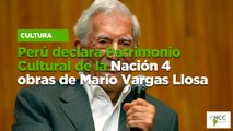 Perú declara Patrimonio Cultural de la Nación 4 obras de Mario Vargas Llosa