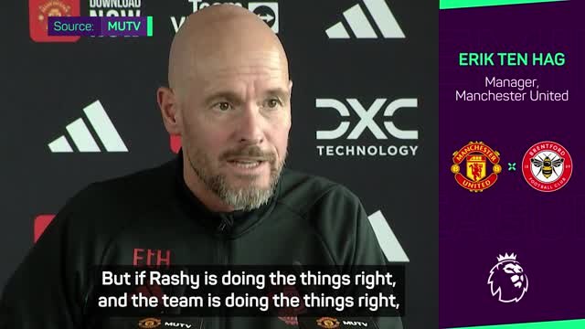 Ten Hag backs Rashford to find form again after slow start