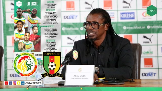 Sénégal vs Cameroun - les réponses d’Aliou Cissé lors de la conférence de presse
