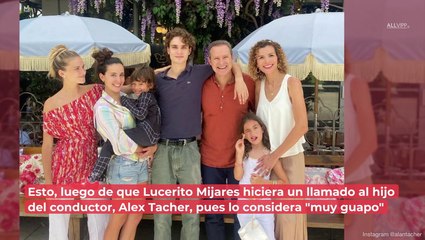 Lucero responde a Alan Tacher tras llamarla "consuegra"