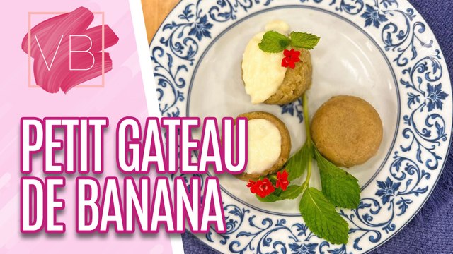 Delícias na Airfryer: Petit Gateau de BANANA com CREME DE BAUNILHA - Você Bonita (06/10/2023)
