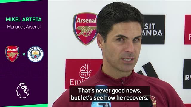 Saka 'in contention' to face Manchester City - Arteta