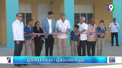 Abinader inaugura escuela Republica de Haití | Primera Emisión SIN