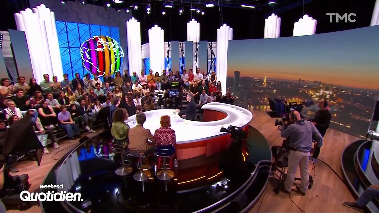 Francis Cabrel avec sa fille Aurélie dans "Quotidien".