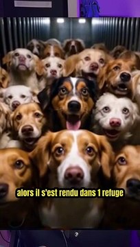 Ce chien regardait son Maitre dormir tous les soirs jusqu'au jour où son Maitre découvre la triste vérité