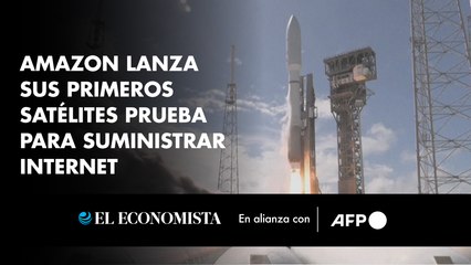 Amazon lanza sus dos primeros satélites de prueba para suministrar Internet