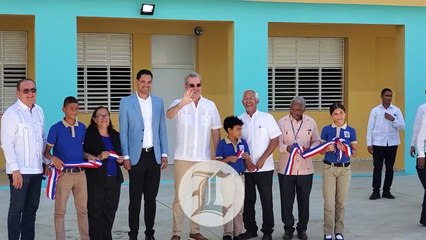 Abinader inaugura primera etapa de Escuela Mercedes Sepúlveda