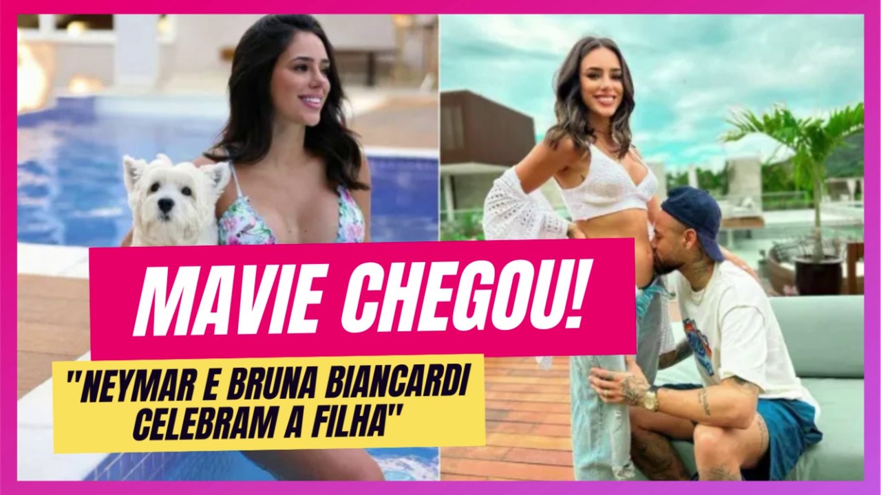 Bebê Mavie Chega para Alegrar a Família de Neymar