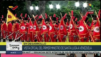 Pdte. Nicolás Maduro recibe a primer ministro de Santa Lucía