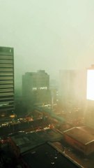 Transformer Blows During Heavy Rain in Mandaluyong