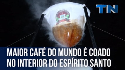 Maior café do mundo é coado no interior do ES