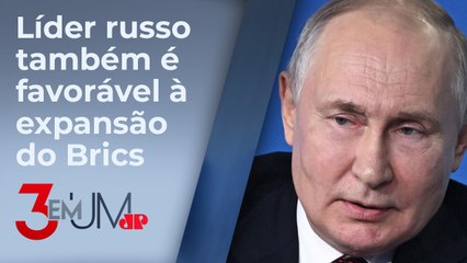 Vladimir Putin defende Brasil com vaga permanente no Conselho de Segurança da ONU