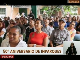 Realizan acto para homenajear y entregar certificados a 77 trabajadores de Inparques