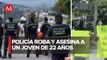 Ciudadanos bloquean Paseo de la Reforma; exigen justicia por asesinato de un joven