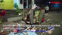 Mobil Tabrak Gerobak Pedagang dan 2 Motor di Kebayoran Lama, Pengemudi Wanita Diduga Mabuk