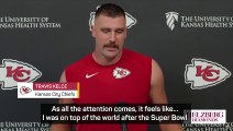 Travis Kelce feels 'on top of the world' with Taylor Swift