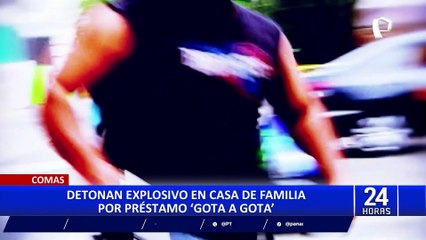 Extorsionadores del “gota a gota” detonaron artefacto explosivo en vivienda