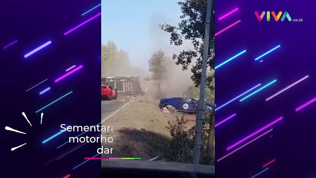 DETIK-DETIK Kecelakaan Tragis Mobil Mewah Jenis Supercar
