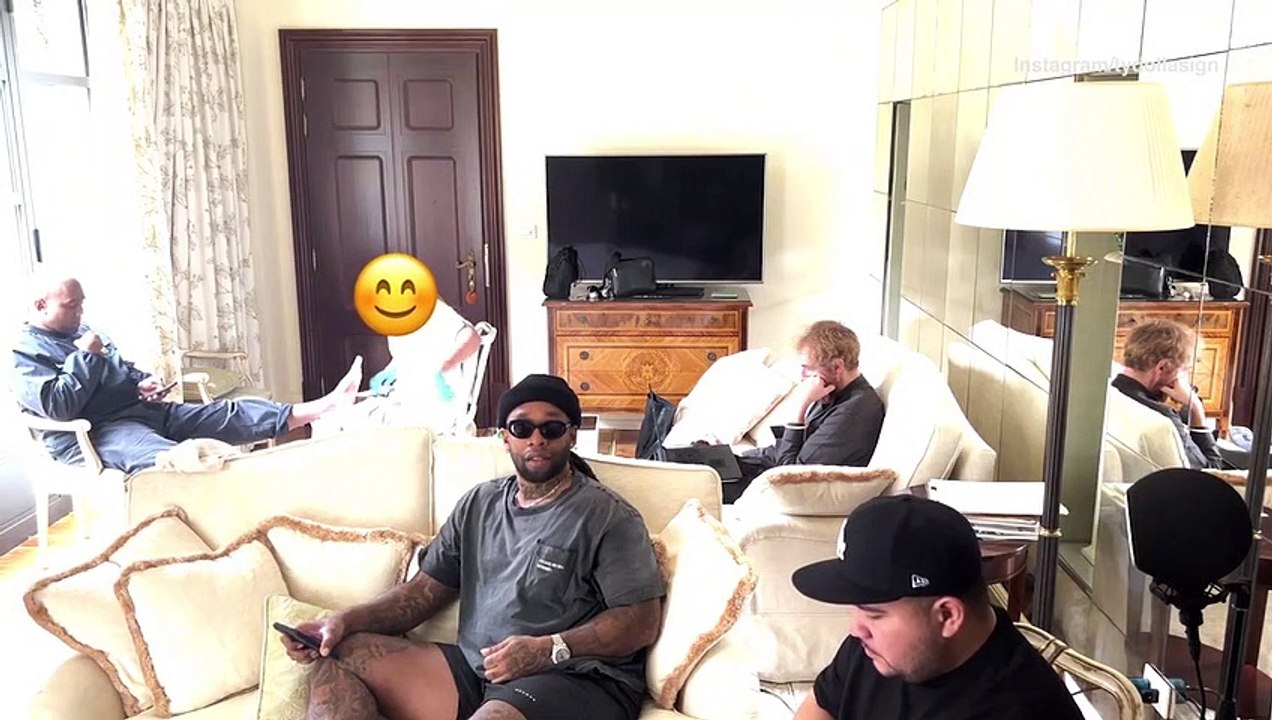 Kanye West baffles Belfast principal as he wears the grammar school's rare 2008 sports jumper while getting a pedicure