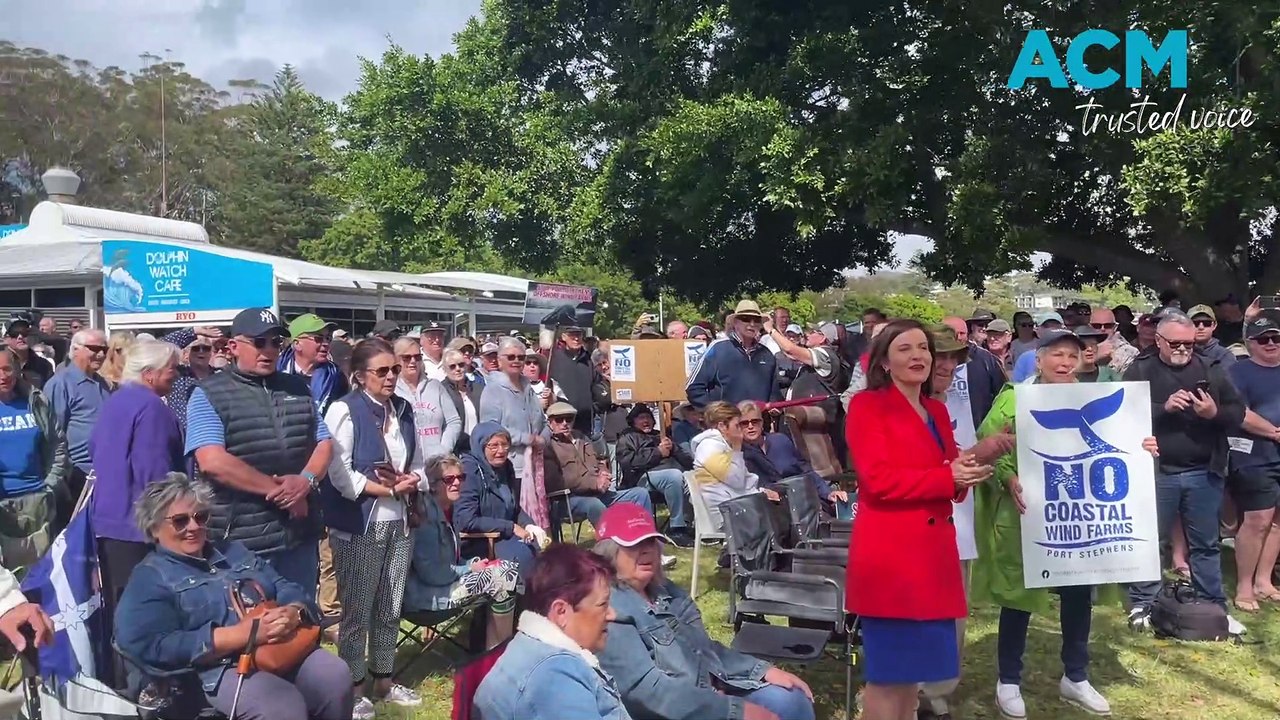 Nelson Bay protest against Hunter Offshore Wind Zone - 7/10/23